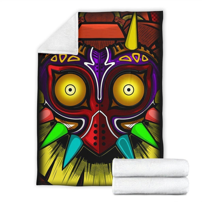 Legend Of Zelda Majora's Mask Fleece Blanket Gamer Fan Gift 4 - PerfectIvy
