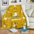 Let's Go Ampharos Pokemon Fleece Blanket Funny Gift For Fan 2 - PerfectIvy