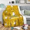 Let's Go Ampharos Pokemon Fleece Blanket Funny Gift For Fan 4 - PerfectIvy