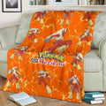 Let's Go Blaziken Pokemon Fleece Blanket Fan Gift Idea 3 - PerfectIvy