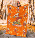 Let's Go Blaziken Pokemon Fleece Blanket Fan Gift Idea 5 - PerfectIvy