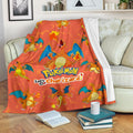 Let's Go Charizard Pokemon Fleece Blanket Gift Idea For Fan 2 - PerfectIvy