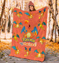 Let's Go Charizard Pokemon Fleece Blanket Gift Idea For Fan 5 - PerfectIvy