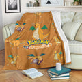 Let's Go Dragonite Pokemon Fleece Blanket Funny Gift For Fan 2 - PerfectIvy