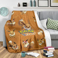 Let's Go Eevee Pokemon Fleece Blanket Funny Gift For Fan 4 - PerfectIvy