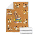 Let's Go Eevee Pokemon Fleece Blanket Funny Gift For Fan 7 - PerfectIvy