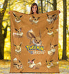 Let's Go Eevee Pokemon Fleece Blanket Funny Gift For Fan 1 - PerfectIvy