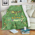 Let's Go Flygon Pokemon Fleece Blanket Funny Gift For Fan 2 - PerfectIvy