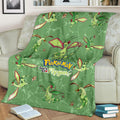 Let's Go Flygon Pokemon Fleece Blanket Funny Gift For Fan 3 - PerfectIvy