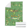 Let's Go Flygon Pokemon Fleece Blanket Funny Gift For Fan 7 - PerfectIvy