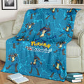 Let's Go Lucario Pokemon Fleece Blanket Funny Gift Idea 3 - PerfectIvy
