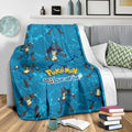 Let's Go Lucario Pokemon Fleece Blanket Funny Gift Idea 4 - PerfectIvy