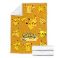 Let's Go Pikachu Pokemon Fleece Blanket Funny Gift Idea 7 - PerfectIvy