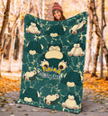 Let's Go Snorlax Fleece Blanket Funny Gift Idea Poke Lazy Fan 5 - PerfectIvy