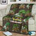 Let's Go Torterra Pokemon Fleece Blanket Funny Gift For Fan 3 - PerfectIvy
