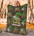 Let's Go Torterra Pokemon Fleece Blanket Funny Gift For Fan 5 - PerfectIvy