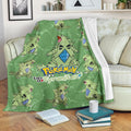 Let's Go Tyranitar Pokemon Fleece Blanket Funny Gift Idea 2 - PerfectIvy