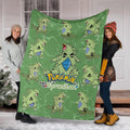 Let's Go Tyranitar Pokemon Fleece Blanket Funny Gift Idea 6 - PerfectIvy