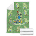 Let's Go Tyranitar Pokemon Fleece Blanket Funny Gift Idea 7 - PerfectIvy