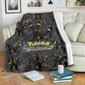 Let's Go Umbreon Pokemon Fleece Blanket Fan Gift Idea 2 - PerfectIvy