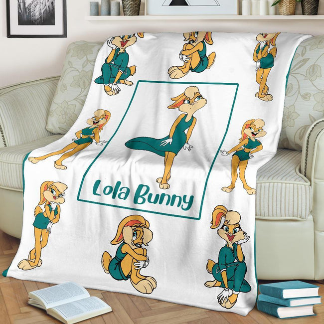 Lola Bunny Fleece Blanket Looney Tunes Cartoon Fan 3 - PerfectIvy