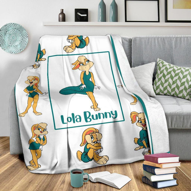 Lola Bunny Fleece Blanket Looney Tunes Cartoon Fan 4 - PerfectIvy