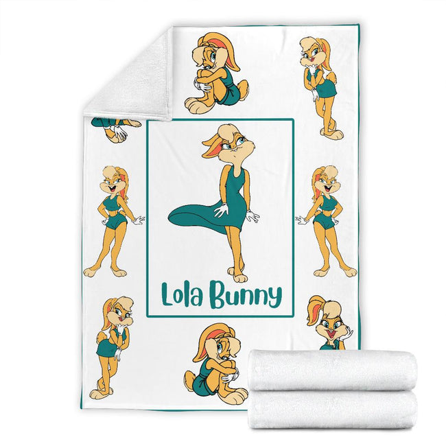 Lola Bunny Fleece Blanket Looney Tunes Cartoon Fan 7 - PerfectIvy