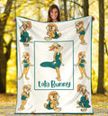Lola Bunny Fleece Blanket Looney Tunes Cartoon Fan 1 - PerfectIvy