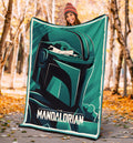 Mandalorian Fleece Blanket Funny Baby Yoda Bounty Hunter 5 - PerfectIvy