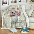 Marie Aristocats Fleece Blanket For Bedding Decor Gift 1 - PerfectIvy