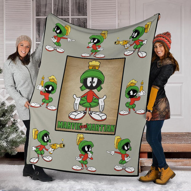 Marvin the Martian Fleece Blanket Cartoon Bedding Decor Idea 6 - PerfectIvy
