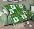 Merry Xmas Turtle Quilt Blanket Funny Xmas Gift Turtle Lover 10 - PerfectIvy