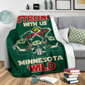 Minnesota Wild Baby Yoda Fleece Blanket The Force Is Strong 4 - PerfectIvy