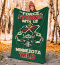 Minnesota Wild Baby Yoda Fleece Blanket The Force Is Strong 5 - PerfectIvy