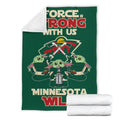 Minnesota Wild Baby Yoda Fleece Blanket The Force Is Strong 7 - PerfectIvy