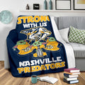 Nashville Predators Baby Yoda Fleece Blanket The Force Strong 4 - PerfectIvy