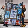 Olaf Fleece Blanket Funny Frozen Fan Gift Idea 6 - PerfectIvy