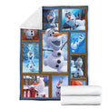 Olaf Fleece Blanket Funny Frozen Fan Gift Idea 7 - PerfectIvy