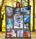 Olaf Fleece Blanket Funny Frozen Fan Gift Idea 1 - PerfectIvy