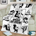 Pepe Le Pew Fleece Blanket Looney Tunes Fan Gift 4 - PerfectIvy