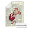 Piglet Fleece Blanket For Winnie The Pooh Bedding Decor 4 - PerfectIvy