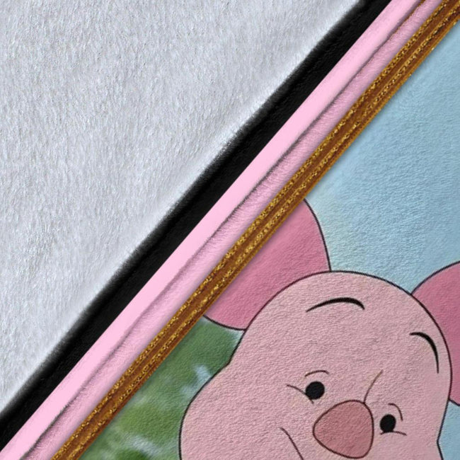 Piglet Fleece Blanket Winnie The Pooh Friends Fan Gift Idea 8 - PerfectIvy