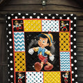 Pinocchio Quilt Blanket Cartoon Fan Gift Idea 5 - PerfectIvy