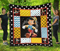 Pinocchio Quilt Blanket Cartoon Fan Gift Idea 1 - PerfectIvy