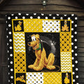 Pluto Quilt Blanket Cute Cartoon Fan Gift Idea 5 - PerfectIvy