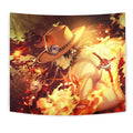 Portgas D Ace Tapestry Anime One Piece Fan Gift Idea 1 - PerfectIvy