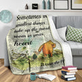 Quote Winnie The Pooh Fleece Blanket For Bedding Decor 3 - PerfectIvy