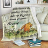 Quote Winnie The Pooh Fleece Blanket For Bedding Decor 1 - PerfectIvy