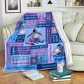 Quotes Eeyore Fleece Blanket Funny Gift Idea 2 - PerfectIvy