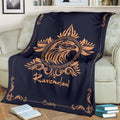 Ravenclaw Badge Fleece Blanket For Harry Potter Bedding Decor 2 - PerfectIvy